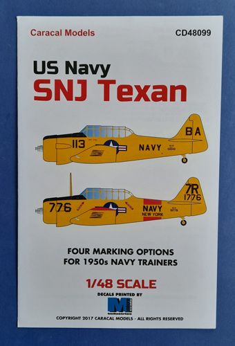 US Navy SNJ Texan Caracal models