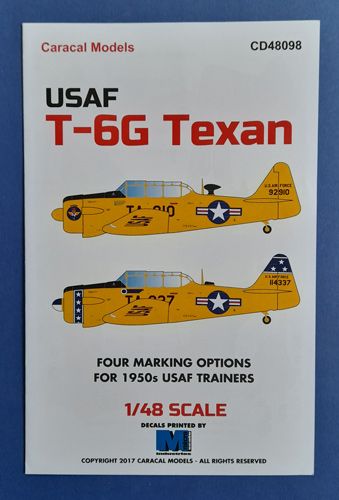 USAF T-6G Texan Caracal models