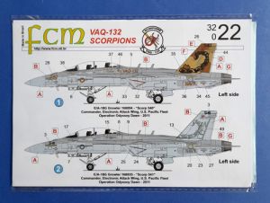 E/A-18G VAQ-132 Scorpions