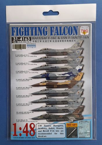Fighting Falcon 2 DXM decals