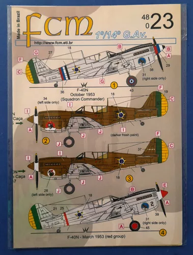 1°/ 14° G.Av. FCM decal