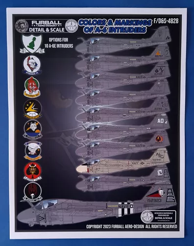 A-6 Intruders colors & markings Furball Aero Design