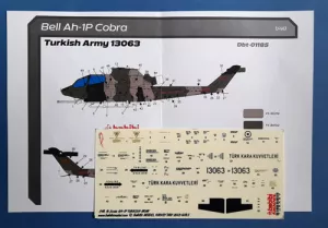 AH-1P Cobra Turkish Army Babibi model