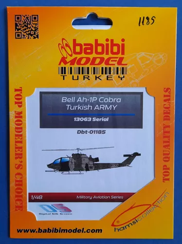 AH-1P Cobra Turkish Army Babibi model