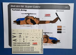 AH-1W Super Cobra Turkish Army Babibi model