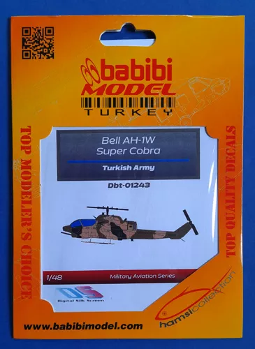 AH-1W Super Cobra Turkish Army Babibi model