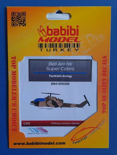 AH-1W Super Cobra Turkish Army Babibi model