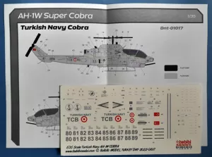 AH-1W Super Cobra Turkish Navy Babibi model