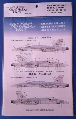 EF-18A/B Hornet Series Espaňolas