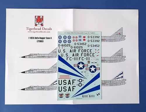 F-102A Delta Dagger case X TigerHead Models