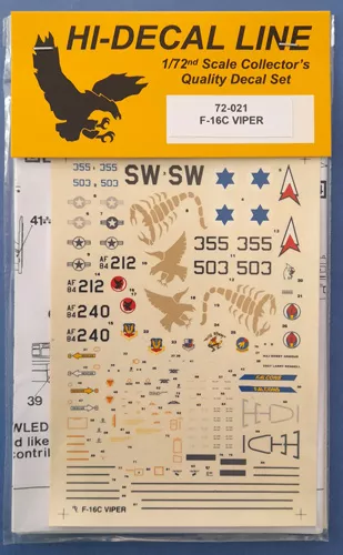 F-16C Viper Hi decal