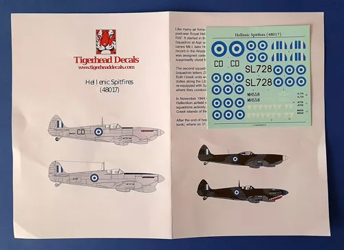 Hellenics Spitfires TigerHead Models