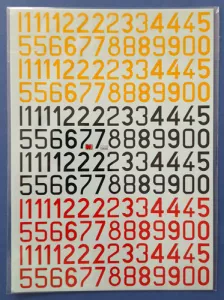 Luftwaffe numbers for fighters FCM decal