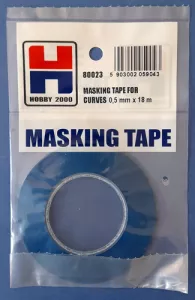 Masking tape for curves 0,5mm 18m