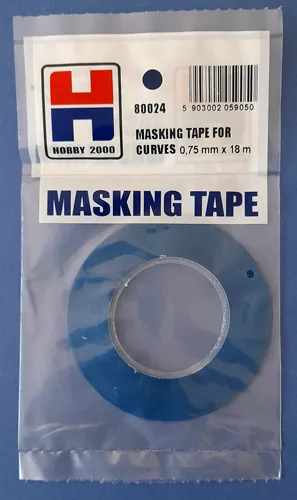 Masking tape for curves 0,75mm 18m Hobby 2000