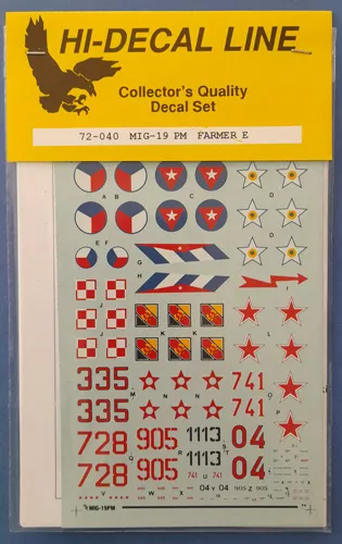 Mig-19PM Farmer E Hi decal