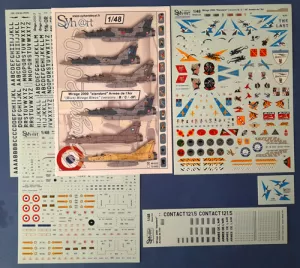 Mirage 2000 "standart" Armée de I´Air (versions: B/C/-5F)