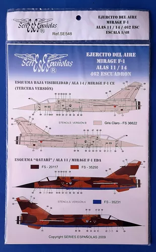 Mirage F-1 Series Espaňolas