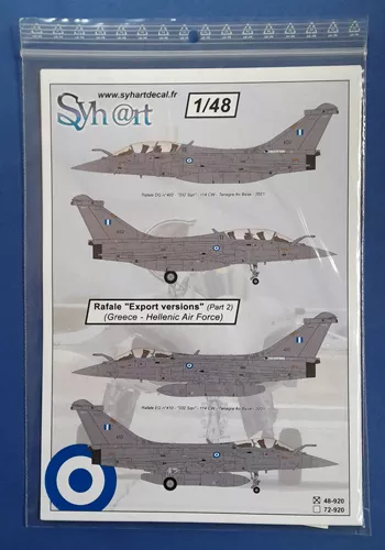 Rafale "Export versions" part 2 (Greece) Shy@rt decal