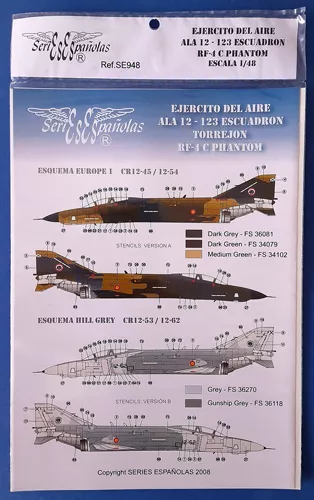 RF-4C Phantoms Series Espaňolas
