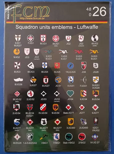 Squadron units emblems - Luftwaffe FCM decal