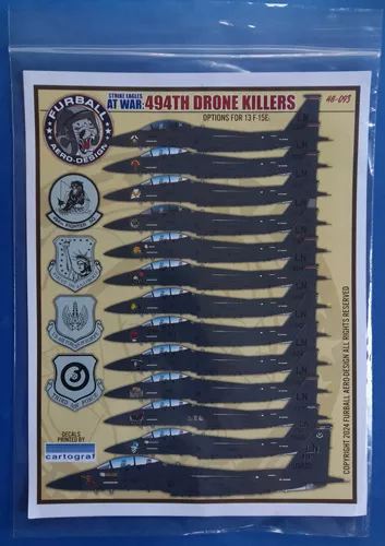 Strike Eagles at war: 494Th Drone Killers Furball Aero Design