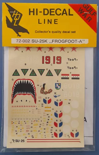 Su-25 Frogfoot Hi decal