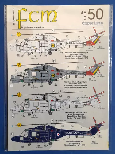 Super Lynx FCM decal