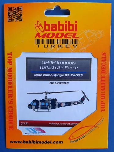 UH-1N Iroquois Turkish AIr Force Blue camo Babibi model