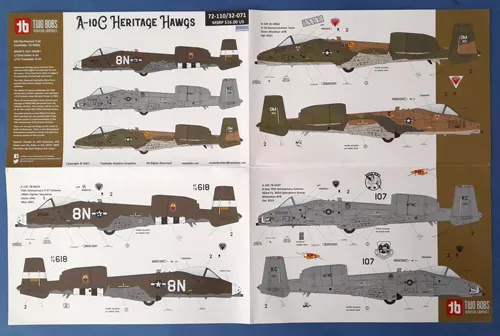 A-10C Heritage Hawgs Two Bobs
