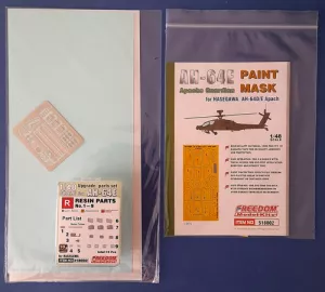 AH-64E Apache Tiger Shark Taiwan version (Limited edition) Freedom model kits