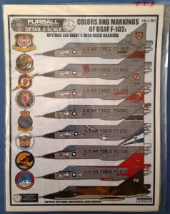 F-102 colors & markings