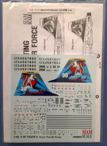 F-5F Tiger II Royal Thai Air Force SIAM scale