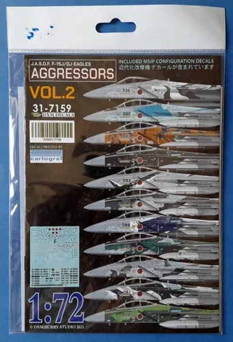 JASDF F-15J/DJ Aggressors 2 DXM decals