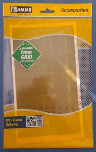 Masking sheets 1mm Grid 5pcs 290x145mm