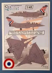 Rafale B 4-ID "La Fayette 24" EC 2/4 "La Fayette" 1824-2024